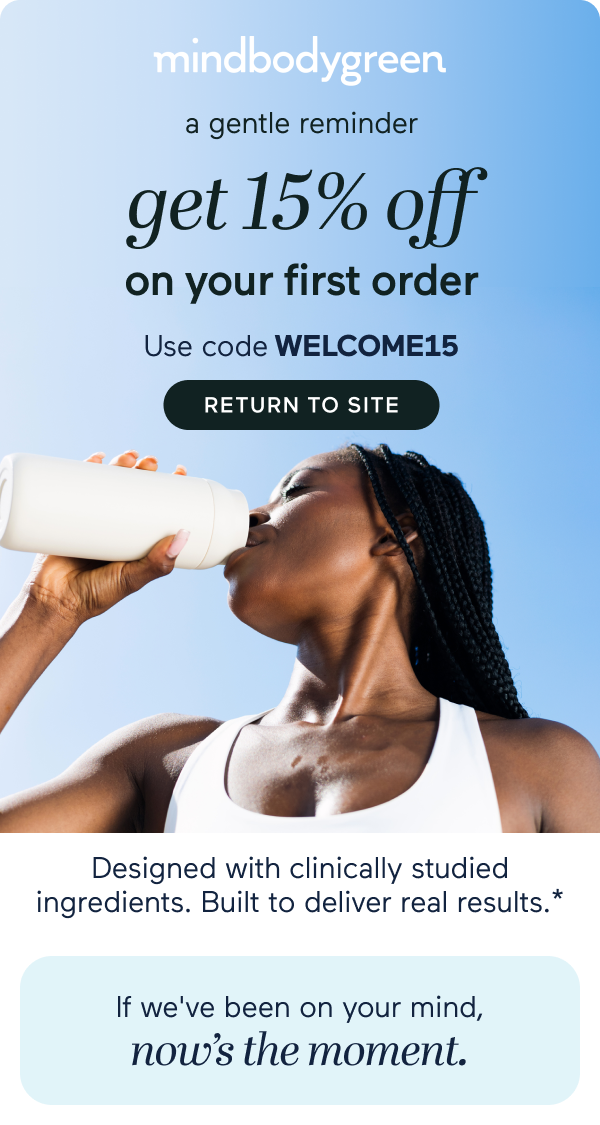 Mindbodygreen 15% off email